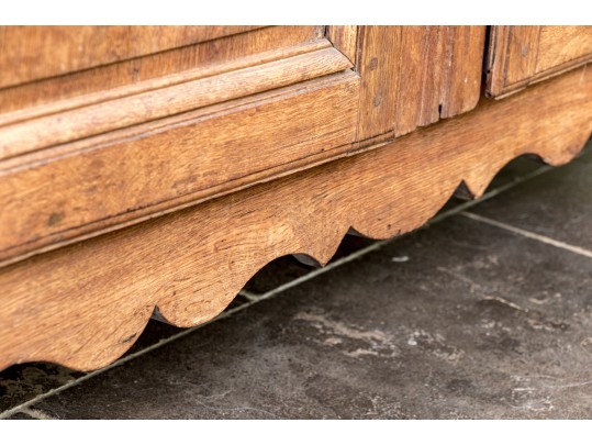 Antique Louis XV Style Oak Armoire