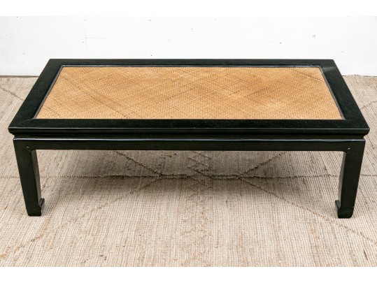 Black Lacquered Chinese Coffee Table