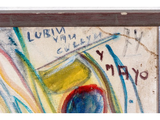 Lubin Van Cullyn (Venezuela, 20th C.) Oil On Canvas, 