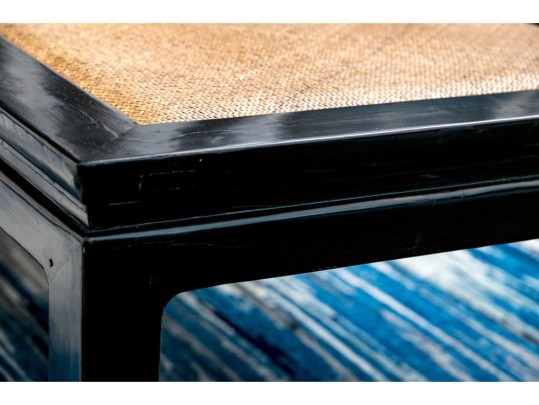 Black Lacquered Chinese Coffee Table