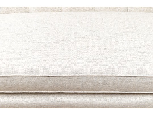 American Made Sherrill Tufted Upholstered Settee