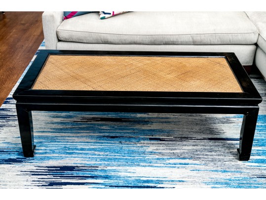 Black Lacquered Chinese Coffee Table