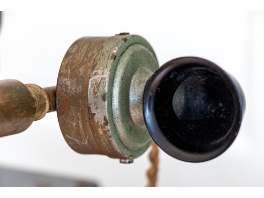 Antique Hand-Crank Telephone