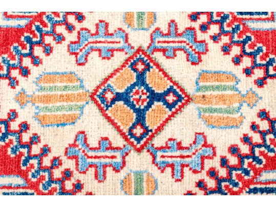 Hand Knotted Wool Pakistan Kazak Carpet, 5'-10