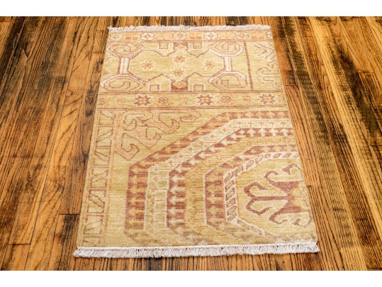  Hand Woven Wool Flat Weave Mat - 25