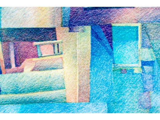 Georges Point (France, 1935-2020) Group Of Four Color Lithographs, Abstract Compositions