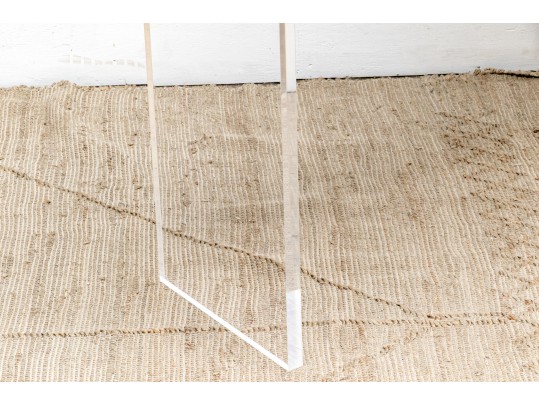 John Richard Console Table On Lucite Legs
