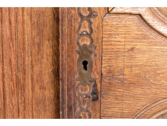 Antique Louis XV Style Oak Armoire