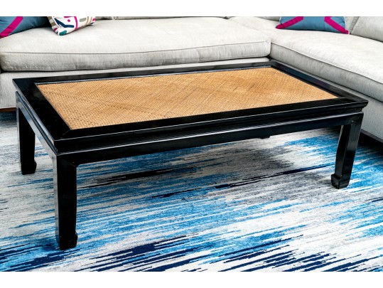 Black Lacquered Chinese Coffee Table