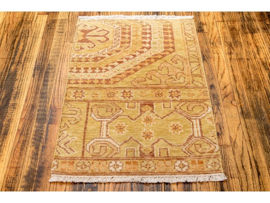  Hand Woven Wool Flat Weave Mat - 25