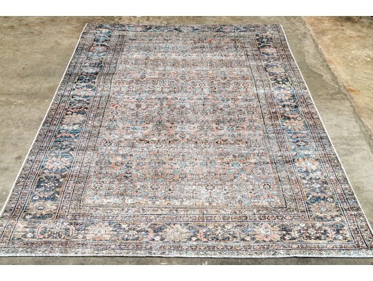 Adrian Soft Polyester Pile Area Rug, 5' X 7' 6