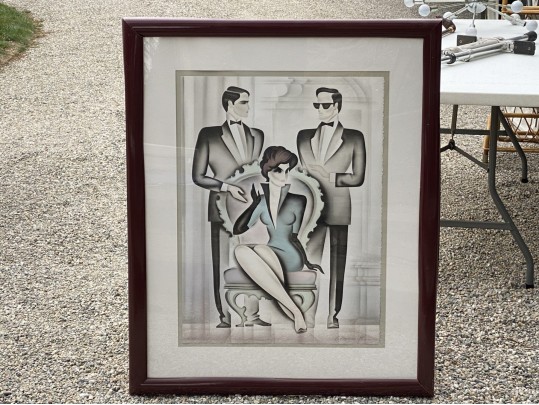 Erik Freyman (Russian-American, 1932-2018) Signed Ltd. Ed. Print, Woman And Gentleman