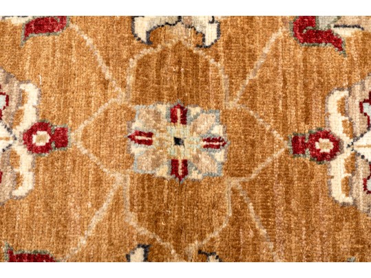 Hand Knotted Wool Peshawar Carpet - 5' 3
