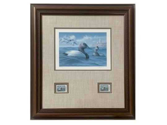 Rob Leslie Signed & Numbered 1993 1994 Connecticut Duck Stamp Framed Prints