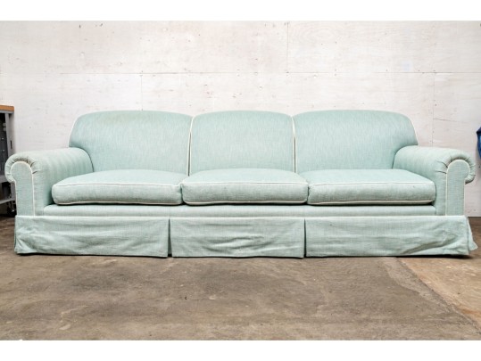 Custom Upholstered Down Filled Sofa 