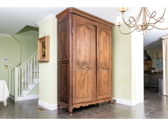 Antique Louis XV Style Oak Armoire