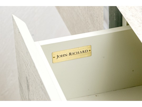 John Richard Console Table On Lucite Legs