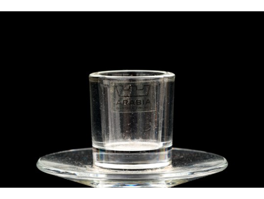 Collection Of Six Fine Crystal Candle Holders 