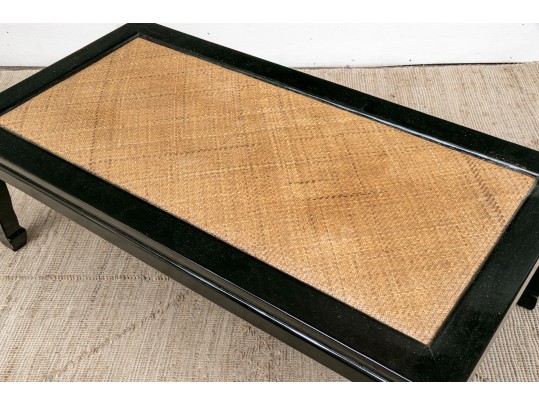 Black Lacquered Chinese Coffee Table
