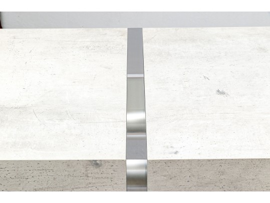 John Richard Console Table On Lucite Legs