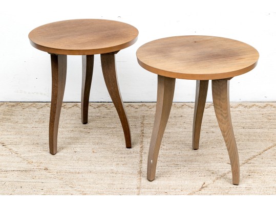 Pair Of Classic Wooden Side Tables
