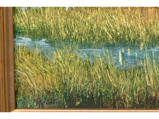 Oil On Canvas, Golden Fields