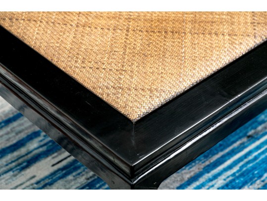 Black Lacquered Chinese Coffee Table