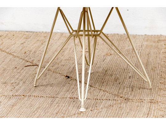 Pair Of Vintage Eames Eiffel Chairs In Yellow