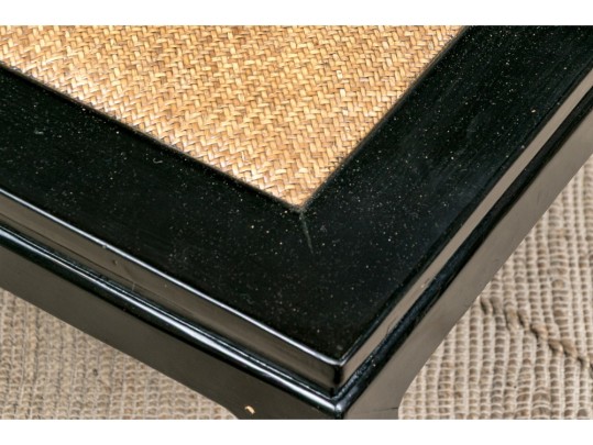 Black Lacquered Chinese Coffee Table