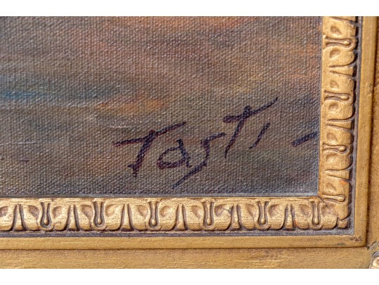 Signed Tasti After Jean-Baptiste-Camille Corot 