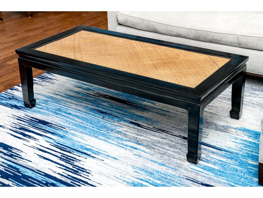 Black Lacquered Chinese Coffee Table