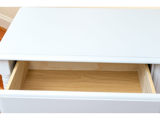 Gray Finished Spindle Six Drawer Dresser