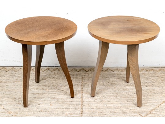 Pair Of Classic Wooden Side Tables