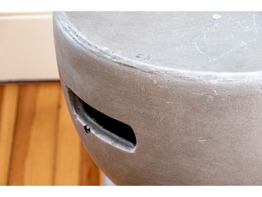Pair Of Composite Plaster Grarden Stools