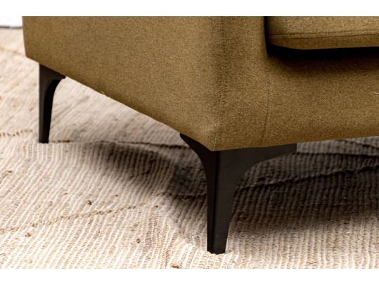 Quality Green Upholstered Loveseat Sofa
