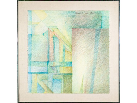 Georges Point (France, 1935-2020) Group Of Four Color Lithographs, Abstract Compositions