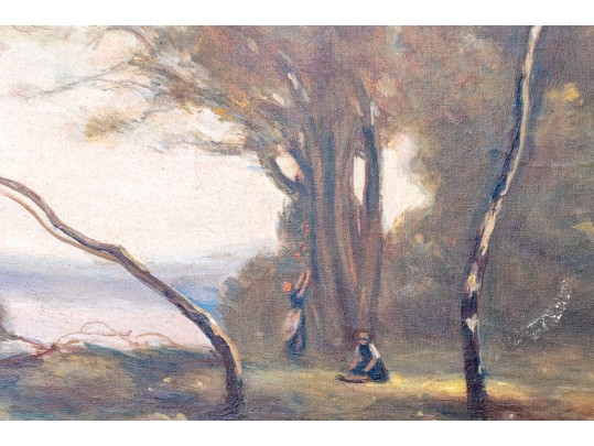 Signed Tasti After Jean-Baptiste-Camille Corot 