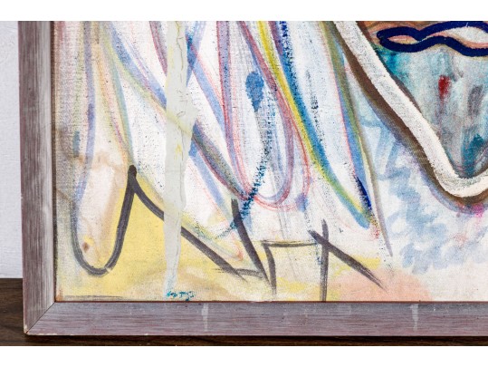 Lubin Van Cullyn (Venezuela, 20th C.) Oil On Canvas, 