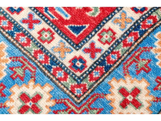 Hand Knotted Wool Pakistan Kazak Carpet, 5'-10