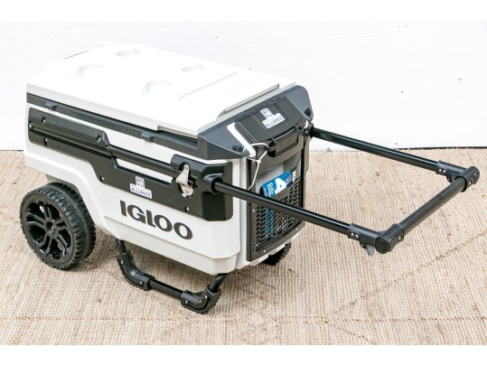 New Large Igloo Trail Mate Journey Cooler On Wheels 