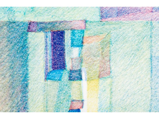 Georges Point (France, 1935-2020) Group Of Four Color Lithographs, Abstract Compositions