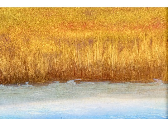 Oil On Canvas, Golden Fields
