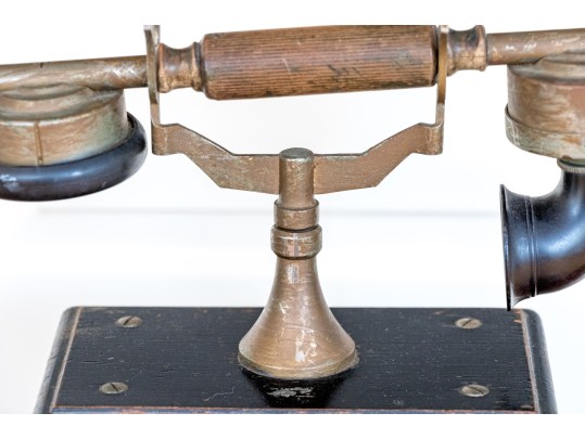 Antique Hand-Crank Telephone