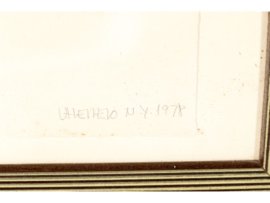 Uhenivo Signed, Ltd. Ed. Lithograph On Paper, Surrealist Scene, 1978