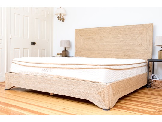 Chic Wrapped Rope King Size Bedstead