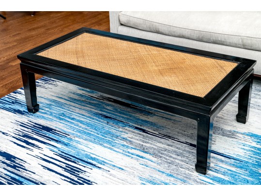Black Lacquered Chinese Coffee Table