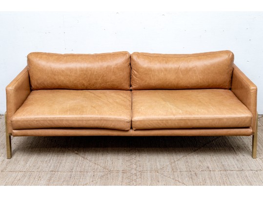 Quality Four Hands Leather Upholstered Sofa