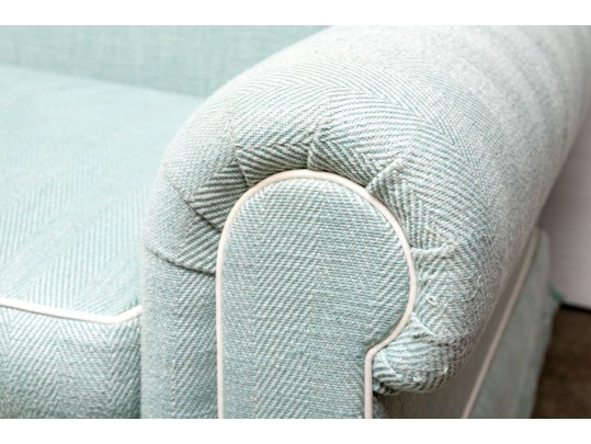 Custom Upholstered Down Filled Sofa 