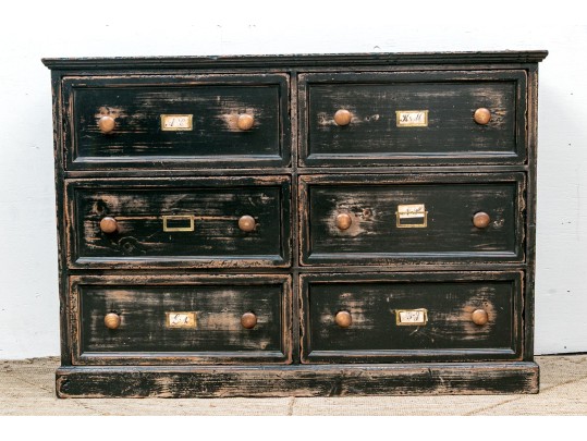 Probably Lillian August Apothecary Style File Cabinet