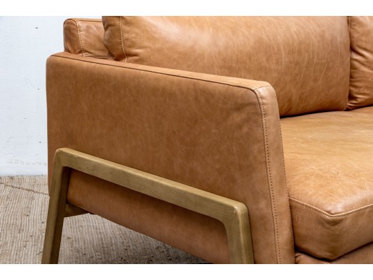 Quality Four Hands Leather Upholstered Sofa